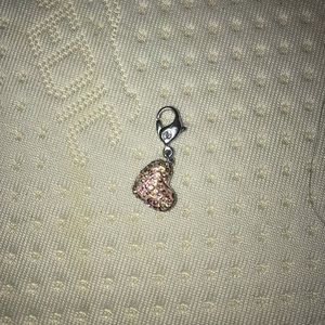 Swarovski heart charm